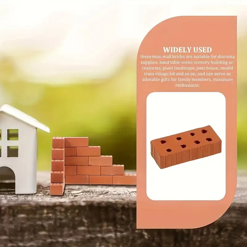 200pcs Mini Clay Bricks Building Block Set